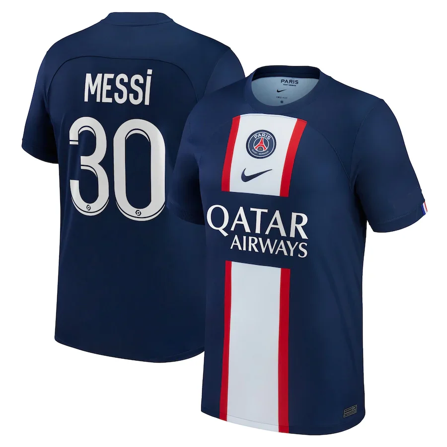 2022 Paris Saint-Germain Home Shirt with #30 Messi