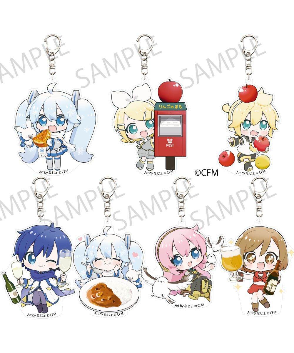 預購-「雪未來×弘函」 壓克力鑰匙圈 系列 【日本進口精品】