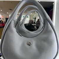 [S] KATE SPADE KK054 KAYLA CRES SHOULDER PEBBLED LEATHER,MOUNTAIN G, 196021554971 (SKS1593)