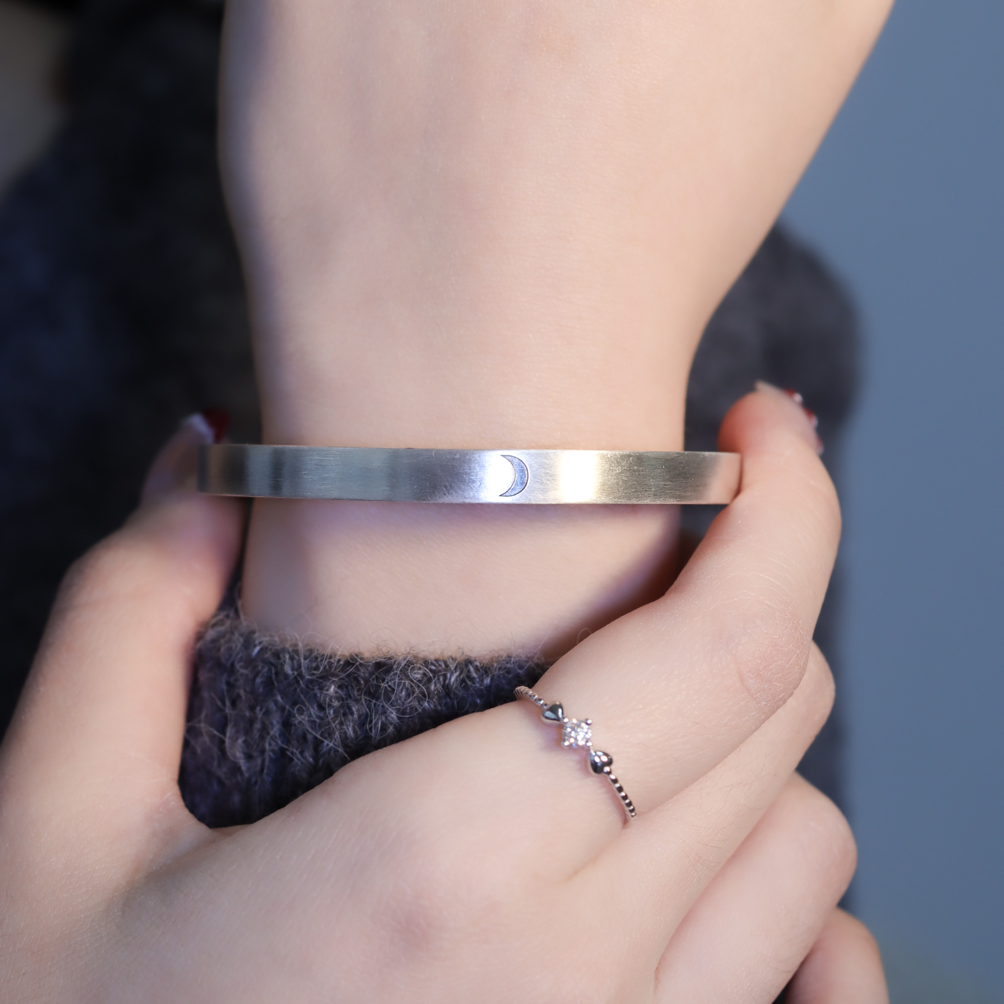 | 999足銀丨月亮光年手鐲 | BR1227 |