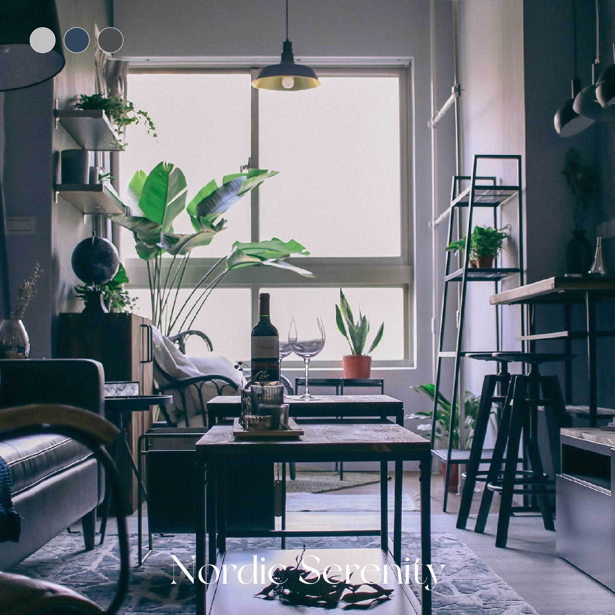 沈穩藍灰 Nordic Serenity｜風格油漆