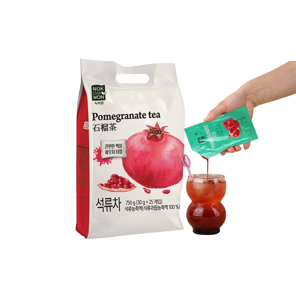 【BK SHOP】綠茶園石榴茶(隨手包袋裝) 750g