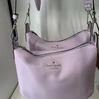 [S] KATE SPADE K5807 ROSIE PEBBLED LEATHER CROSSBODY,VIOLET MIS, 196021555961 (SKS1600)