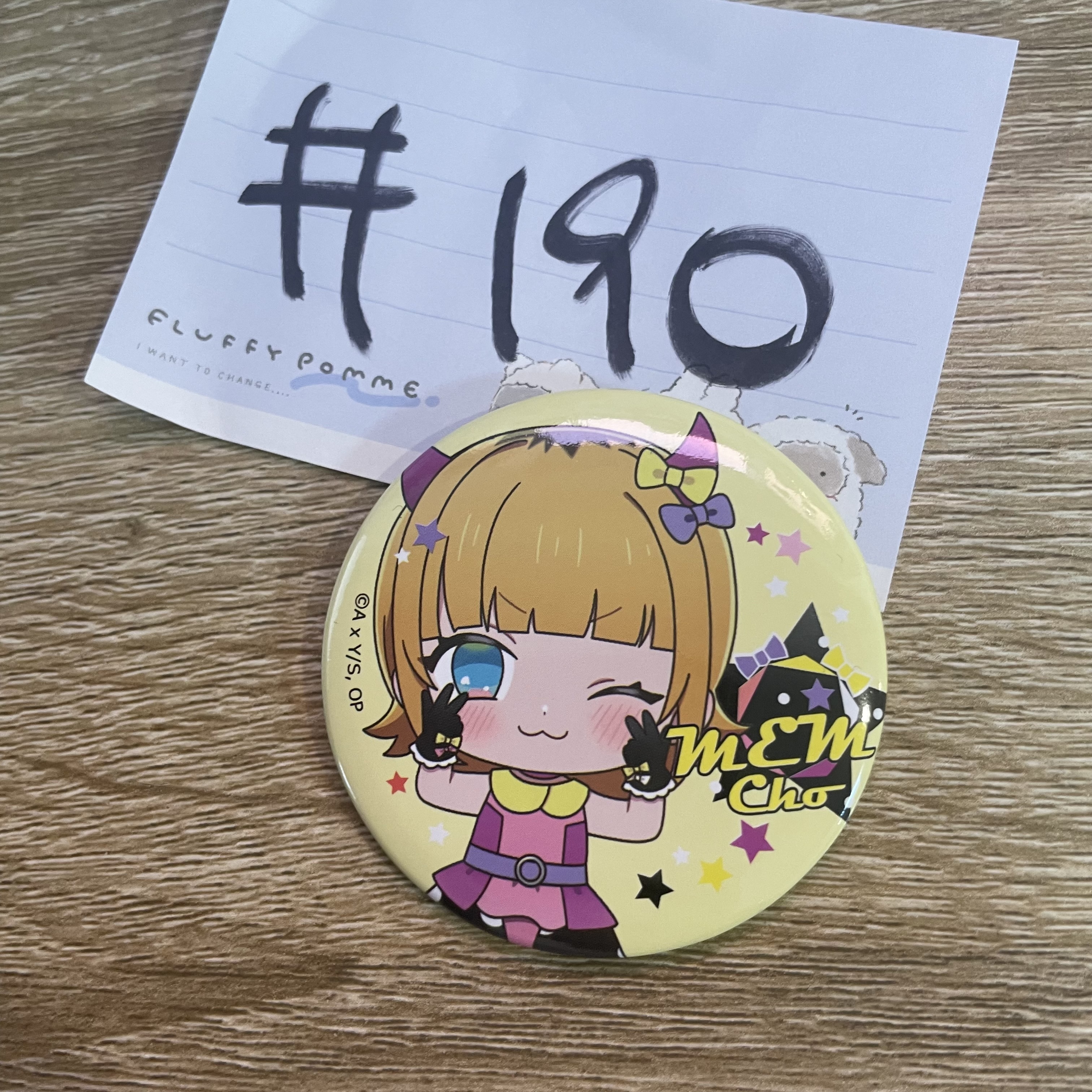 我推的孩子  MEMCHO 襟章#190