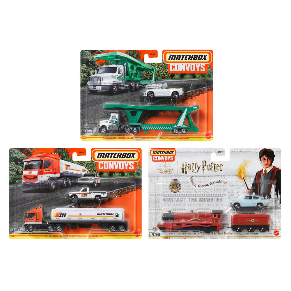 火柴盒小汽車-護送航行系列 一組3入(L箱號)