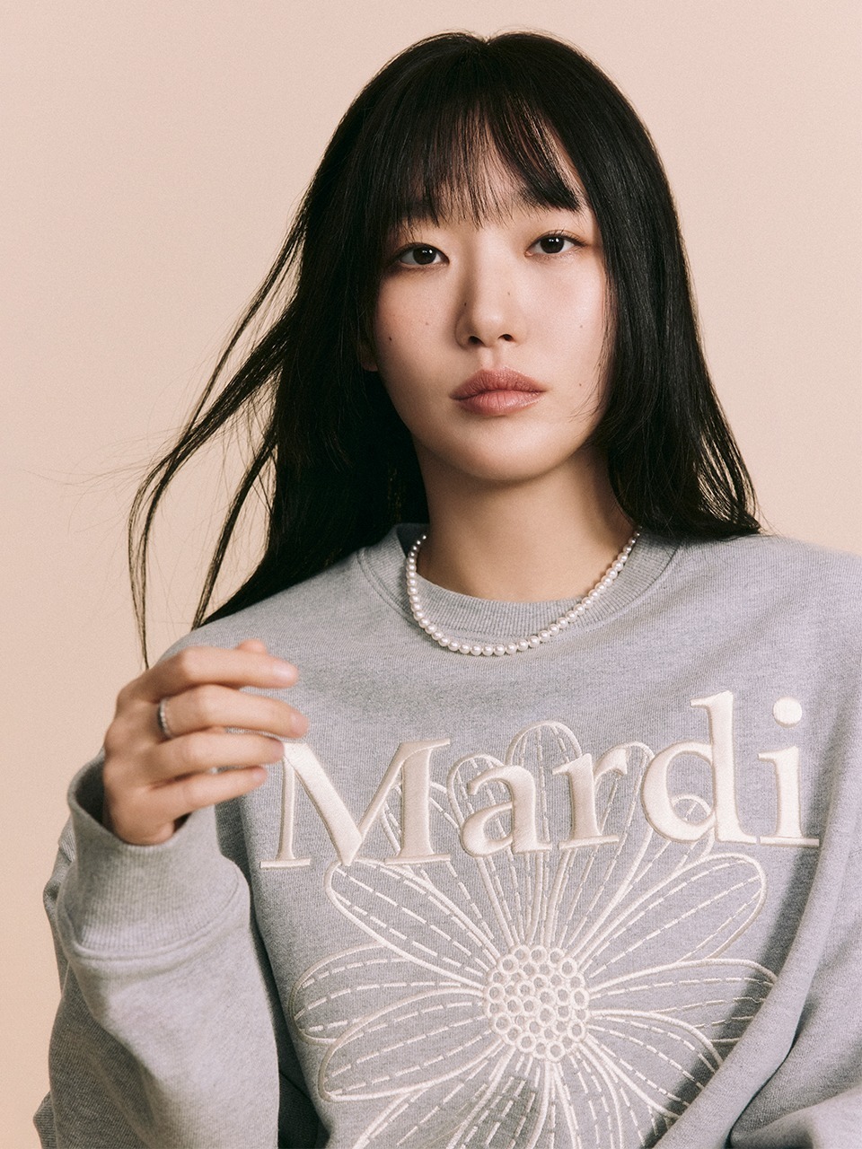 Mardi Mercredi SWEATSHIRT FLOWERMARDI NEEDLEWORK