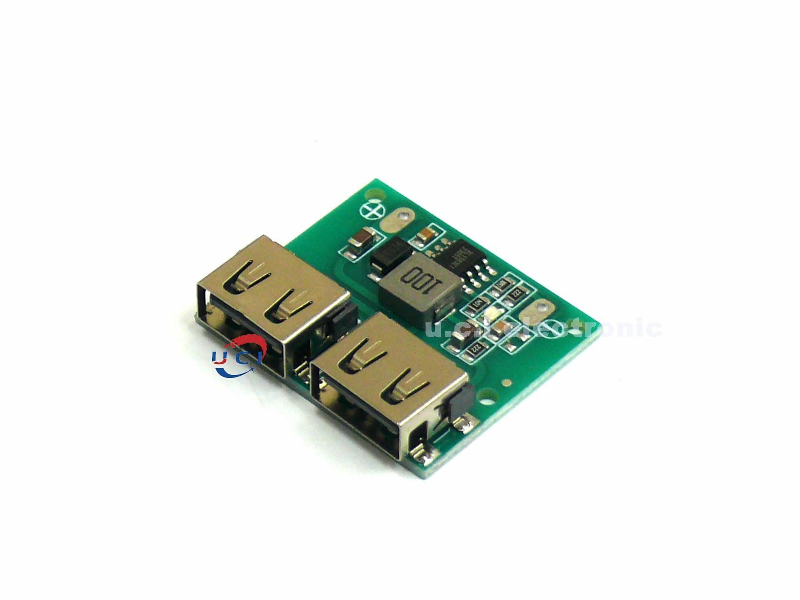 【UCI電子】(11-4) 雙USB輸出9V/12V/24V轉5V3A DC-DC 車載充電降壓穩壓充電模組