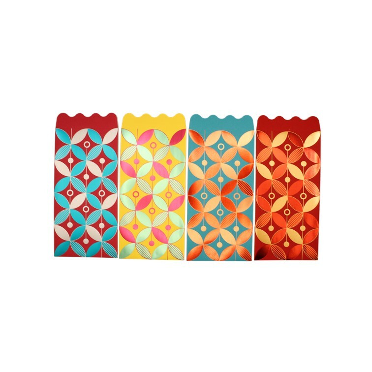 花開富貴 燙金紅包袋