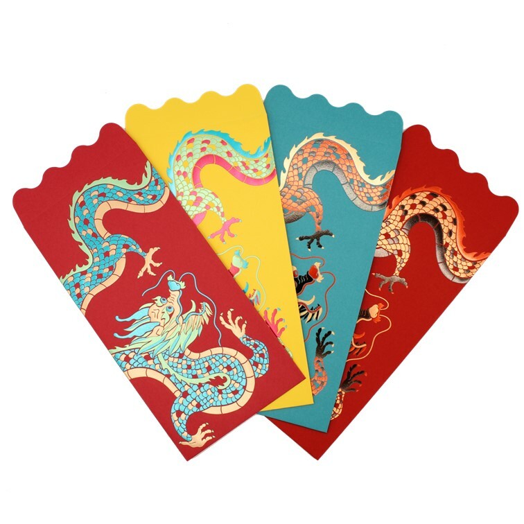 龍鳳呈祥  燙金紅包袋