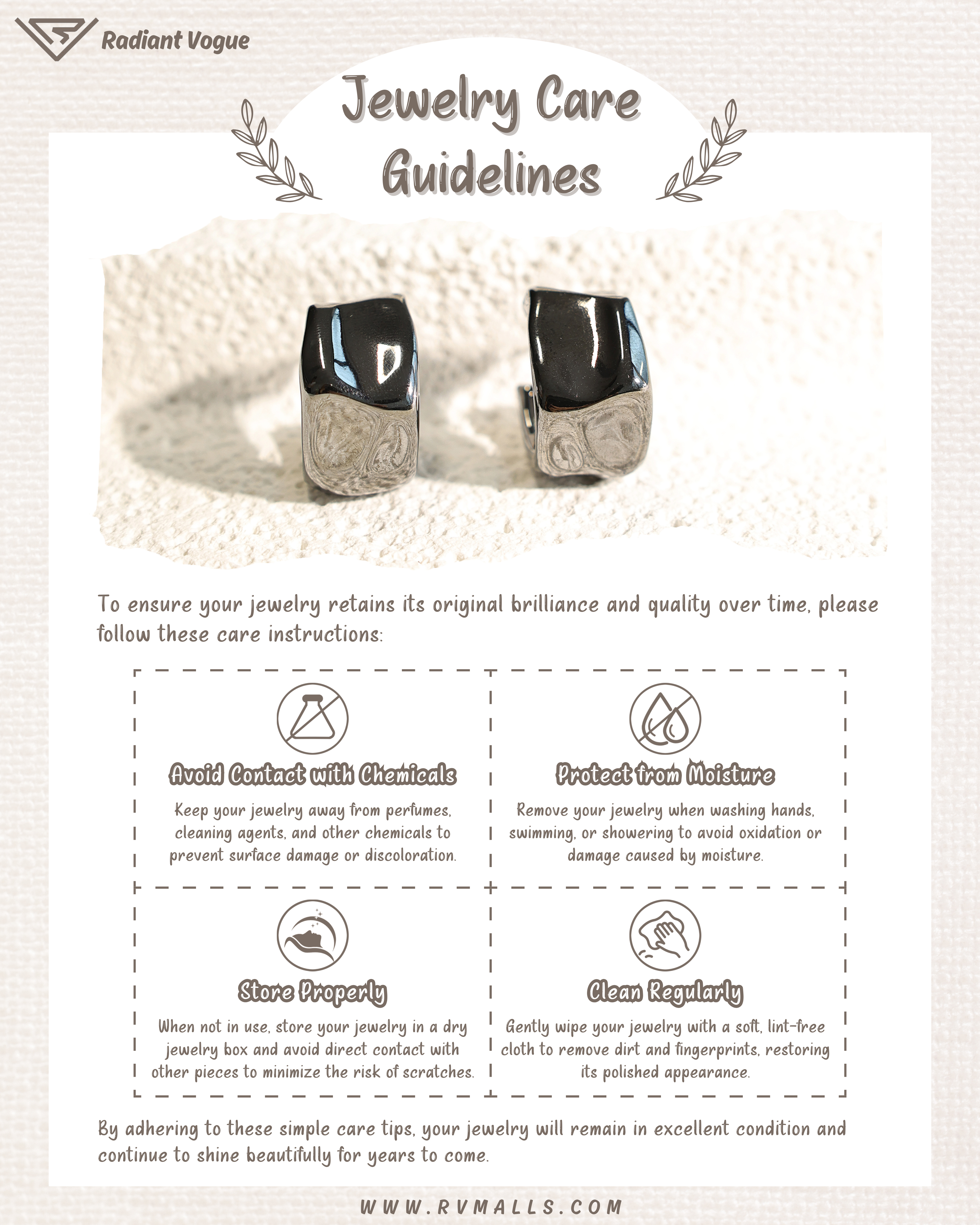 避免接觸化學物質與濕氣, 正確存放與清潔技巧, 保持耳環光澤如新。