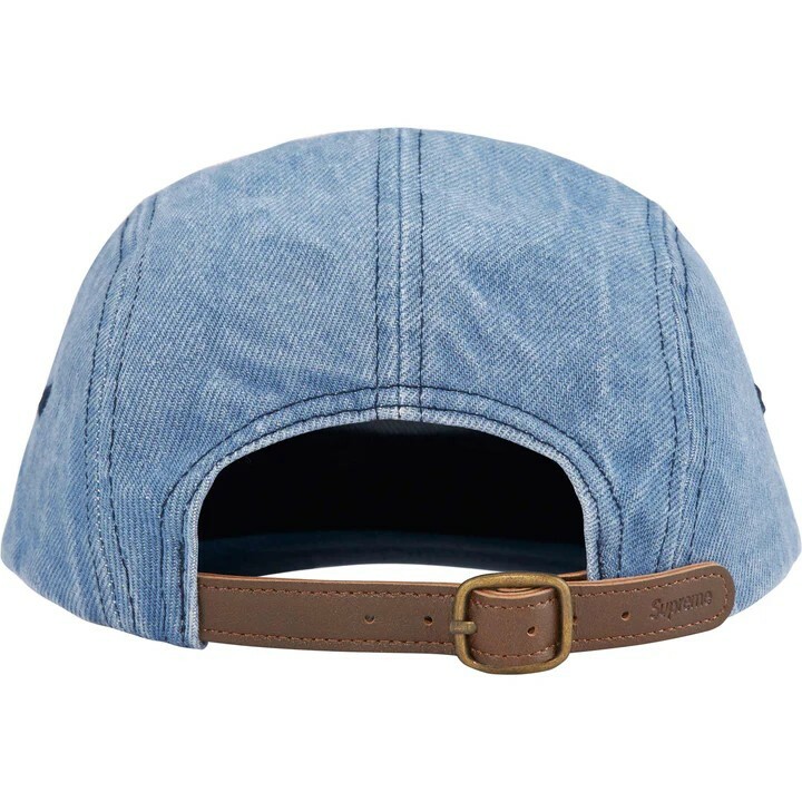 Supreme 24SS Washed Chino Twill Camp Cap 單寧牛仔