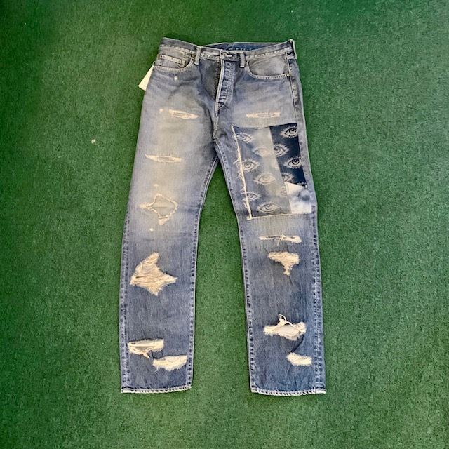 KAPITAL14OZ DENIM 5P MONKEY CISCO JEANS (SPEAKEASY DIXIE REMAKE) - INDIGO SIZE 36 IN STOCK NOW (現貨發售中)