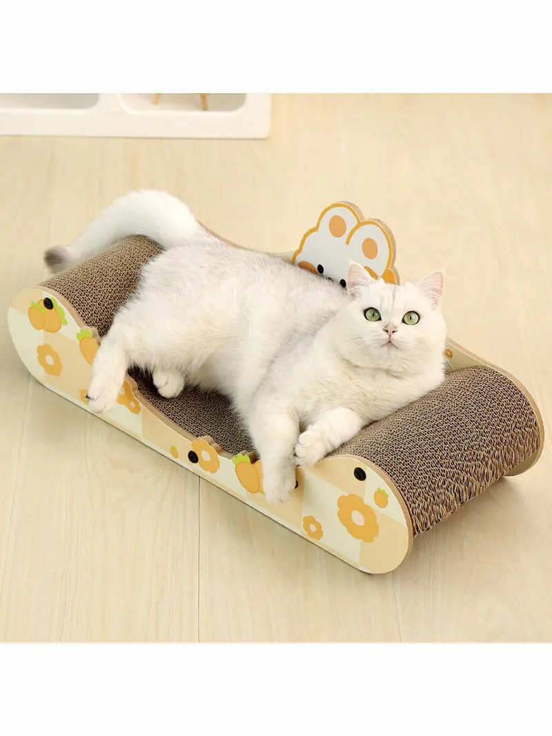 喵仙兒-蘑菇谷造型 兔寶寶瓦楞紙 貓抓板