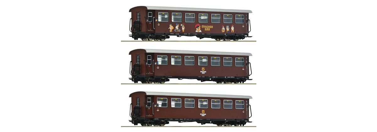 Roco 6240002 HOe規 Ötscherbär 客車廂.三輛組