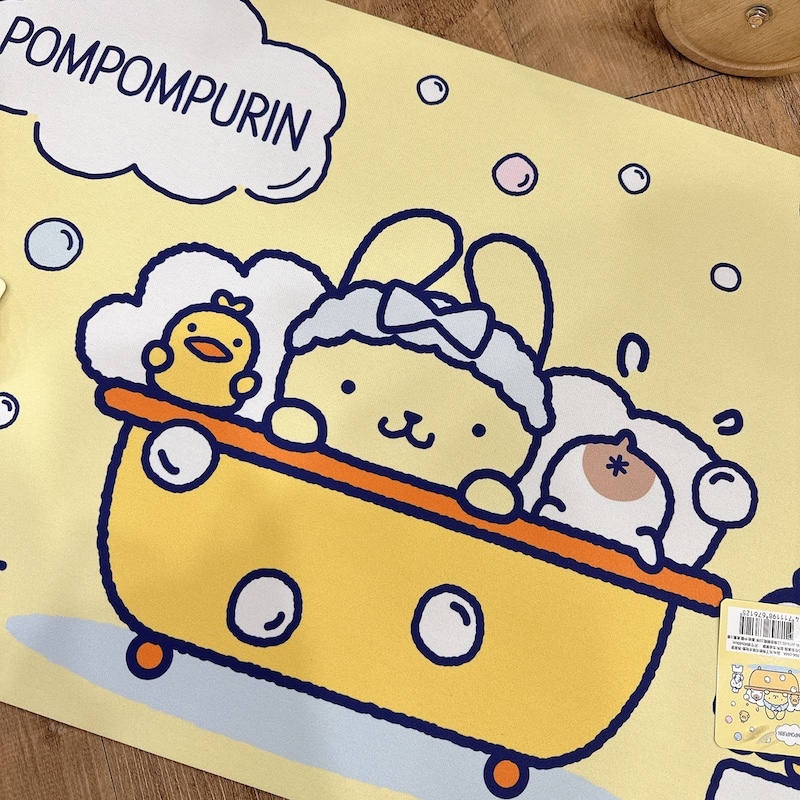 《01173》布丁狗洗澎澎吸水地墊