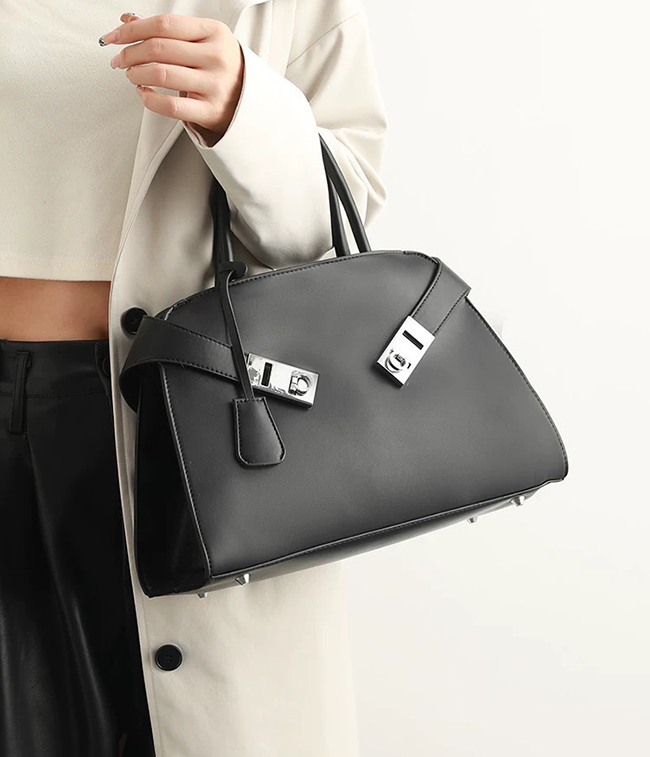 25SS素面優雅大方凱莉包-三色預購