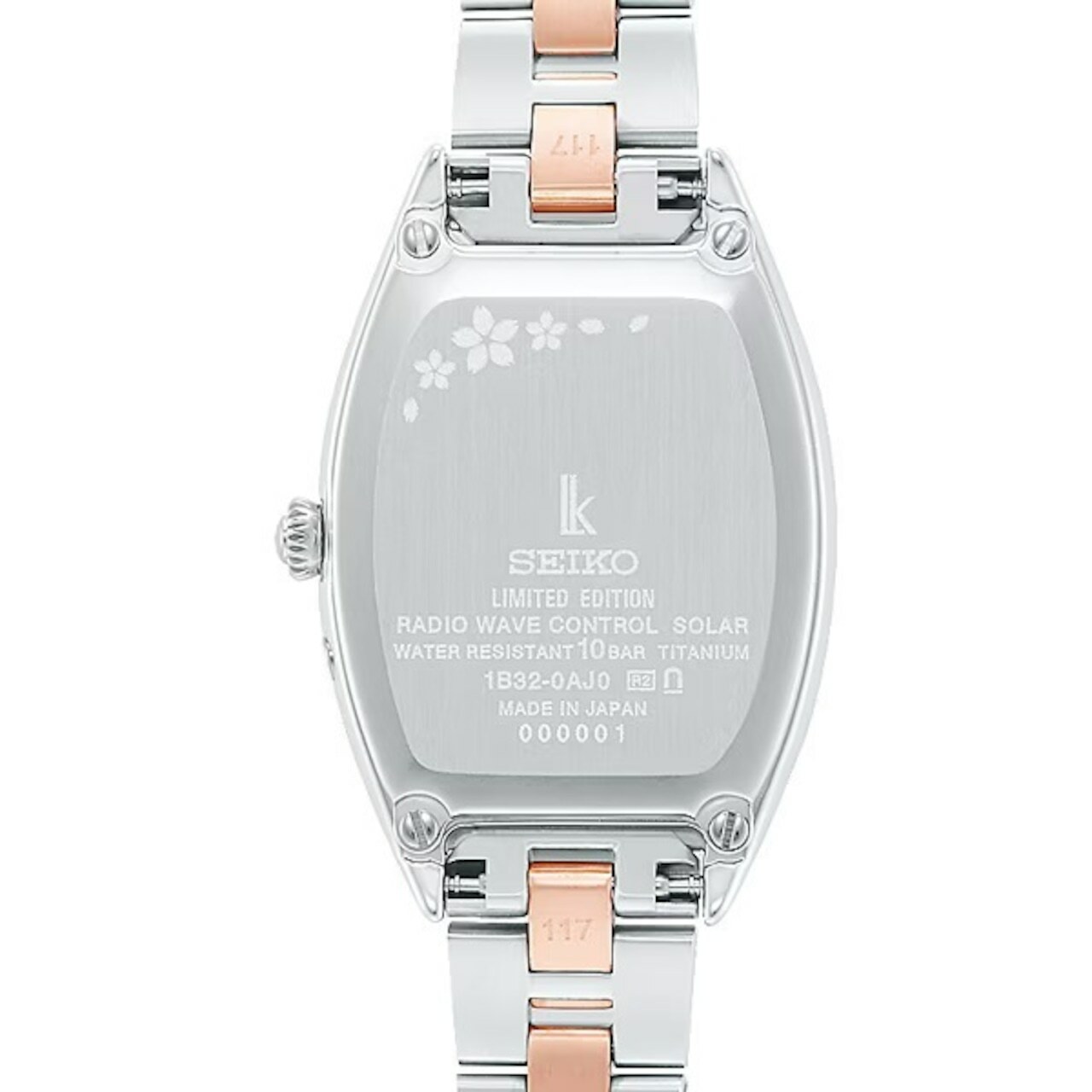 日本製造 SEIKO LUKIA 2025 SAKURA Blooming Limited Edition Watch SSQW088 Ladies Silver & Pink Gold 限量版 女士腕錶 銀色 & 粉紅金