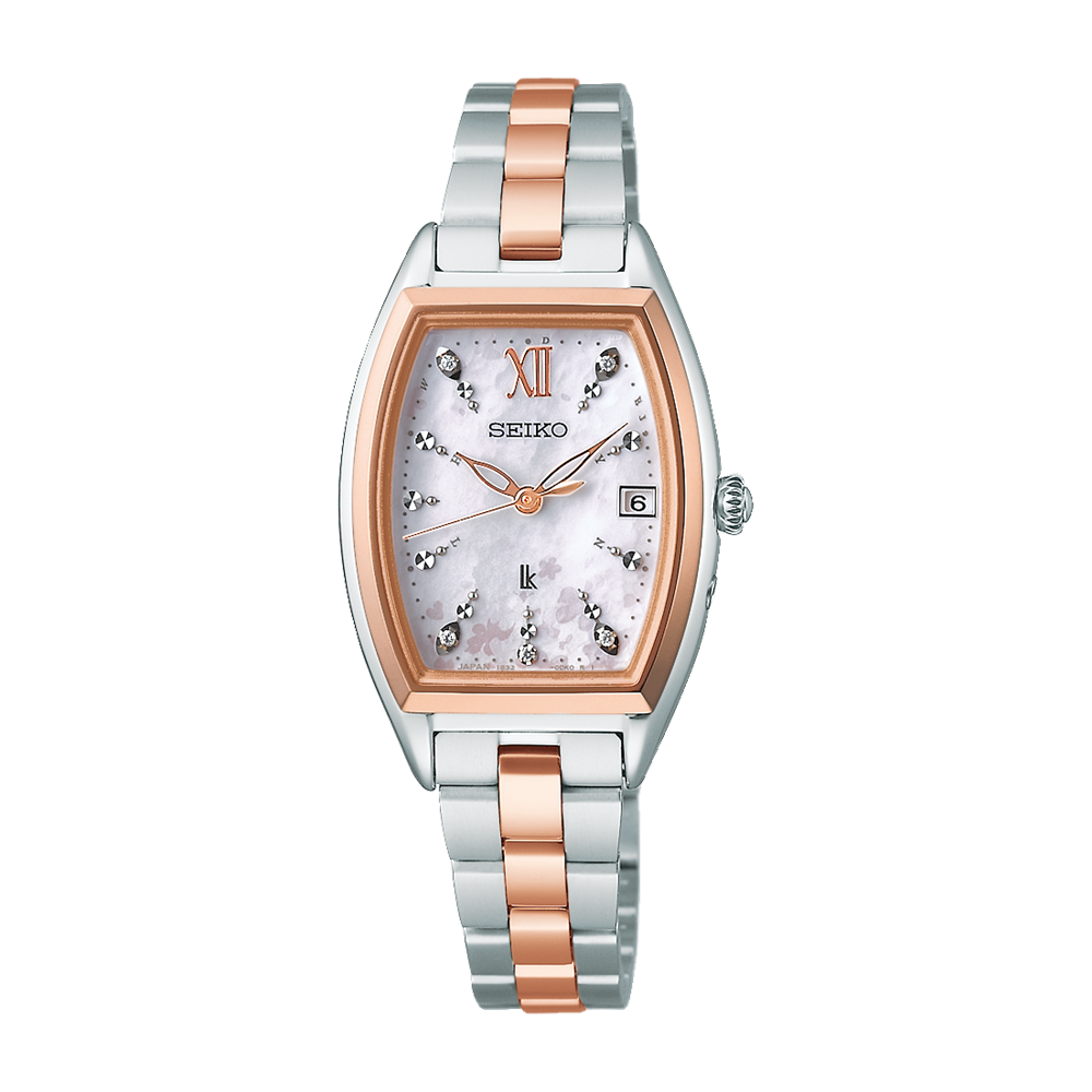 日本製造 SEIKO LUKIA 2025 SAKURA Blooming Limited Edition Watch SSQW088 Ladies Silver & Pink Gold 限量版 女士腕錶 銀色 & 粉紅金