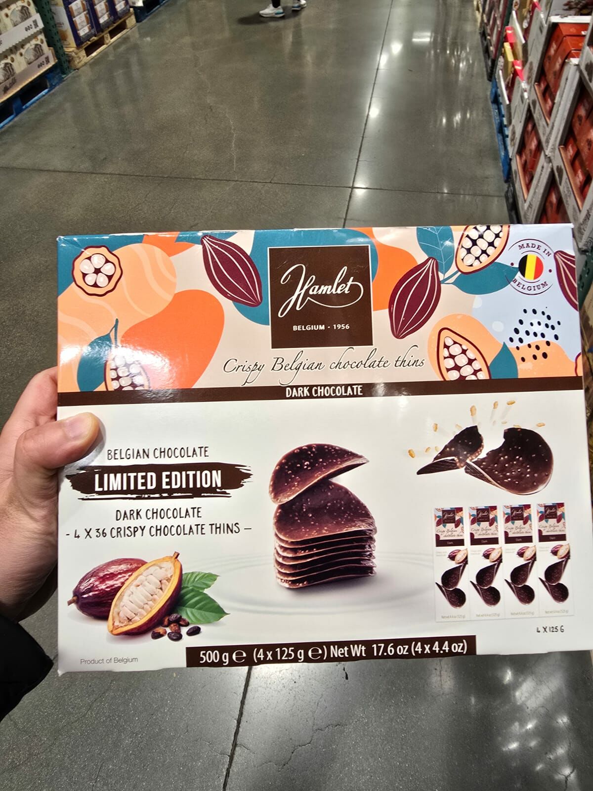 【SamSam 韓國直播】Costco 全球特別版 Hamlet LL011836 比利時黑朱古力