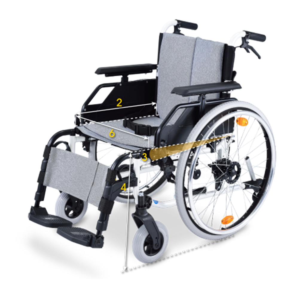 光星NOVA 輪椅(未滅菌) Caneo S 介護鼓剎型移位型輪椅補助B款附加A款贈輪椅置物袋