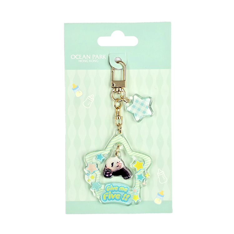 Star Shape Keychain - Little Brother "De De"