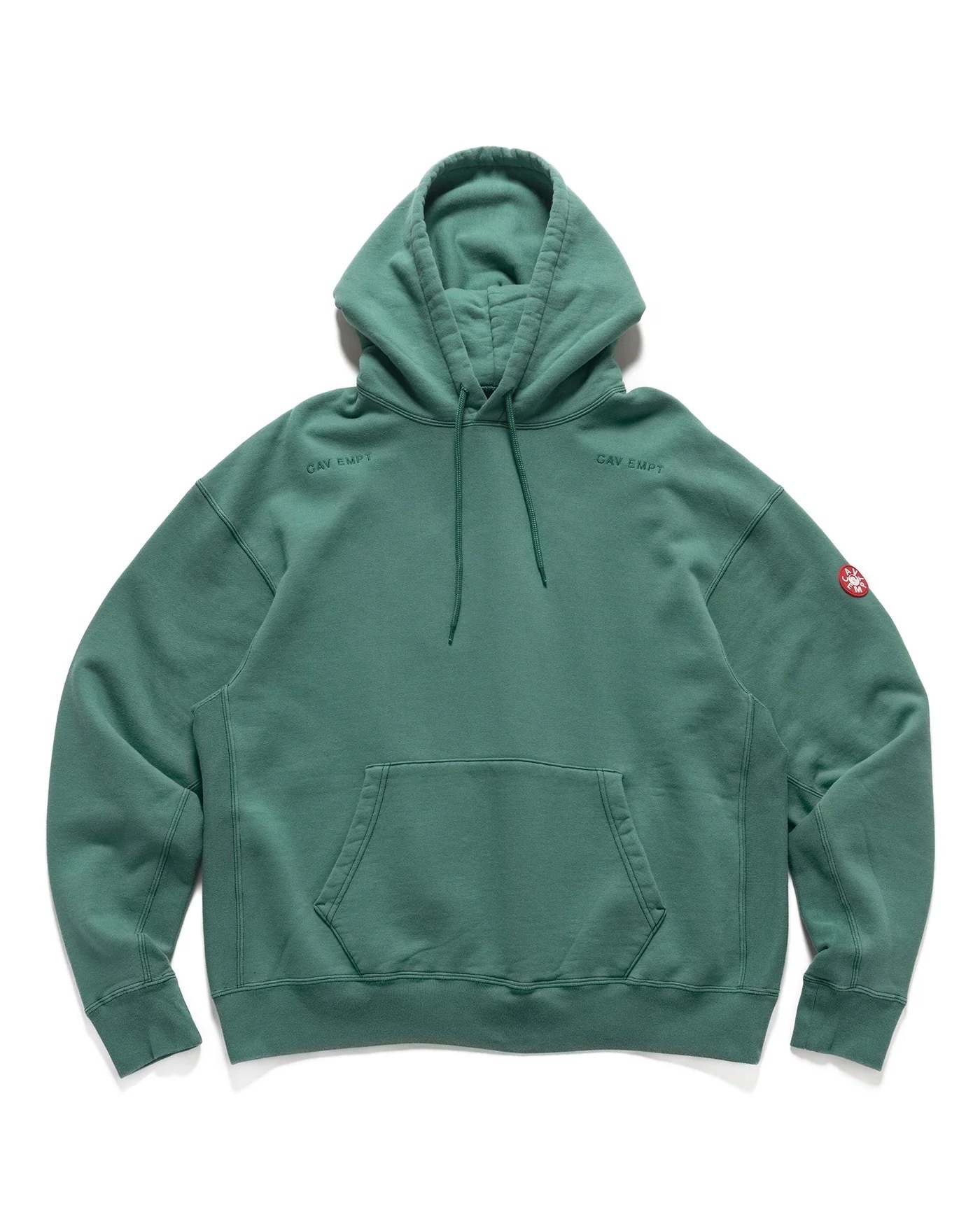 CAV EMPT Washed District Patch Heavy Hoody Green