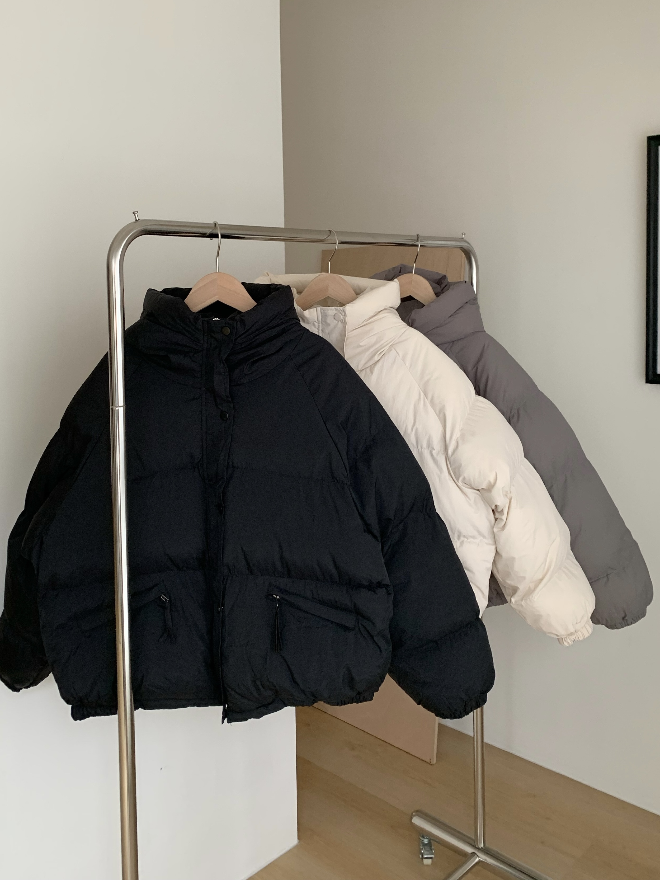 暖呼呼連帽胖胖麵包外套