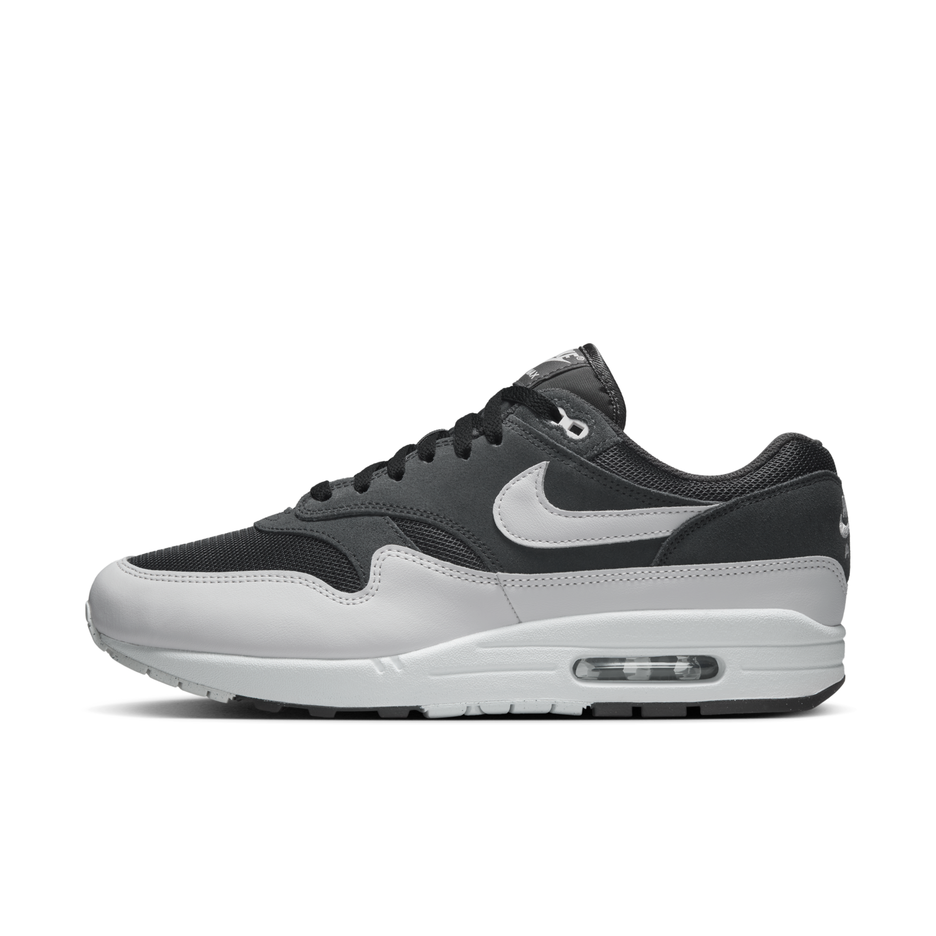 男鞋 NIKE AIR MAX 1 ESSENTIAL 'Off Noir' 殺人鯨 皮革 復古 氣墊 休閒鞋【FZ5808-007】AM1