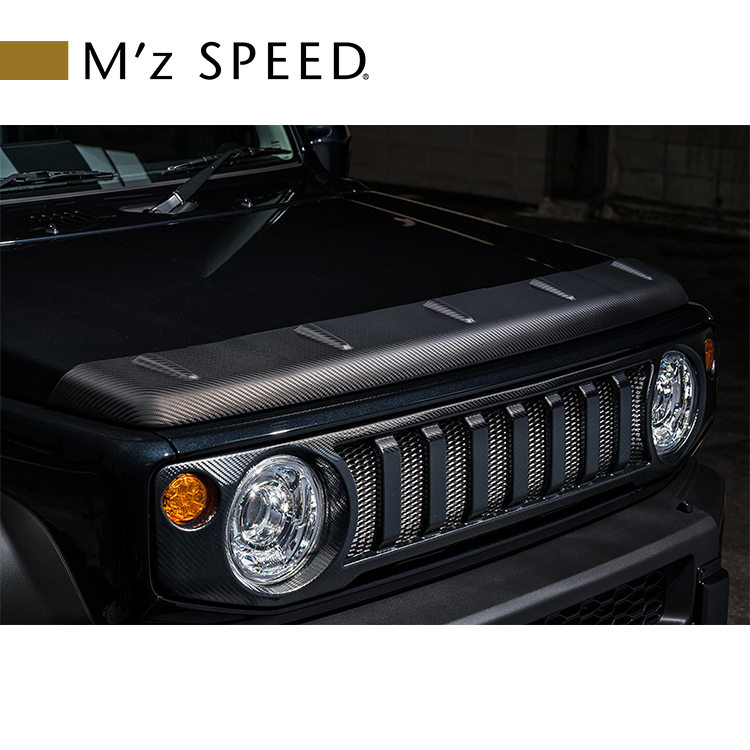 M'z SPEED Bonnet Protector AES CARBON SUZUKI JIMNY