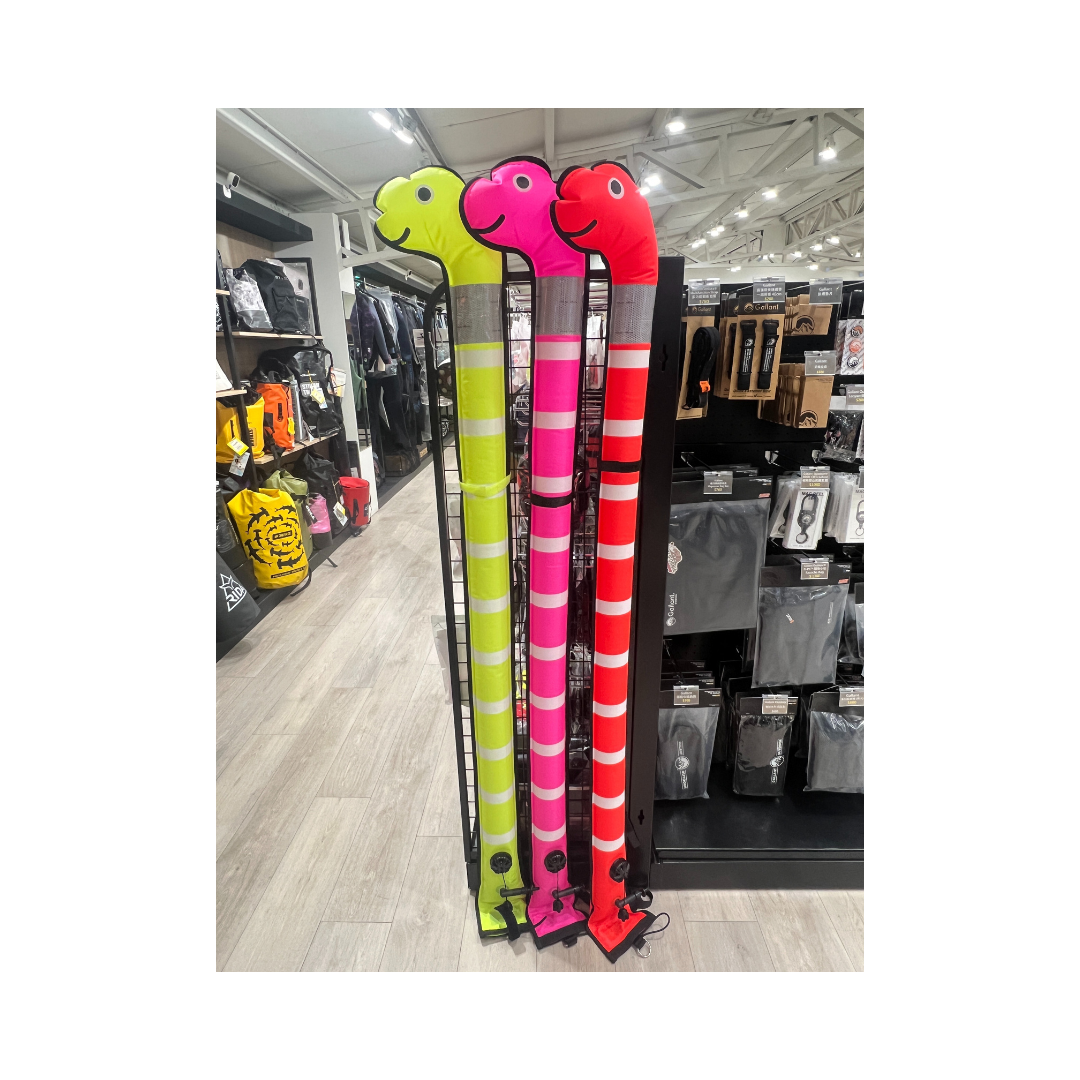 ▲Water Pro 花園鰻造型浮力袋（SMB) 1.8Ｍ*15cm