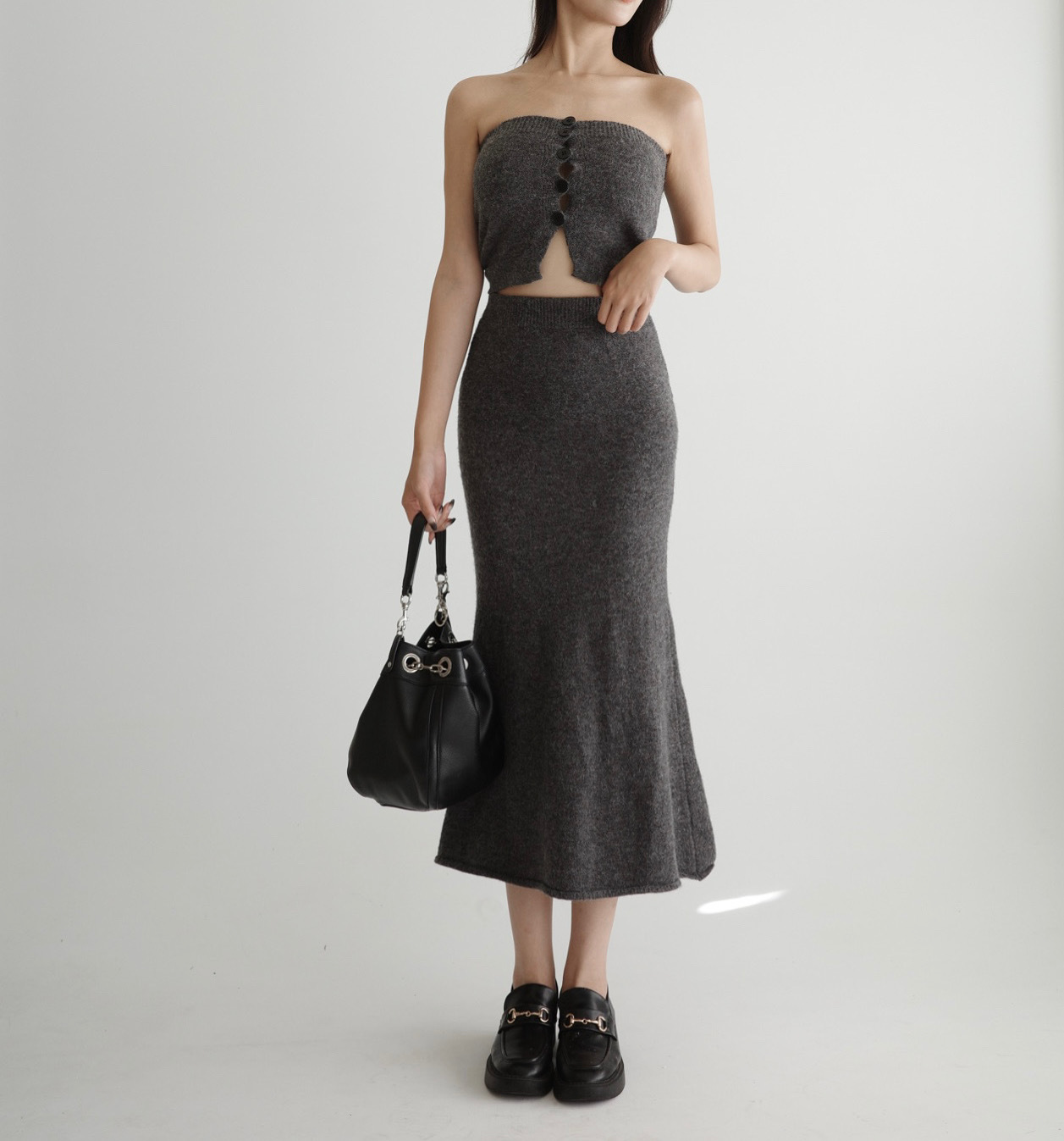 溫柔簡約針織三件套組