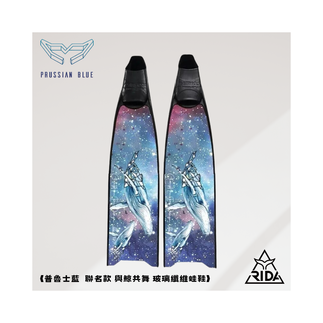 ▲2022 普魯士藍x日大 玻纖聯名款 與鯨共舞