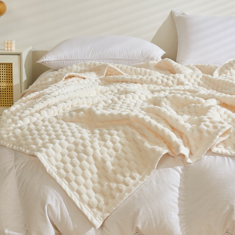 《5572》舒適純色珊瑚絨沙發床鋪毛毯