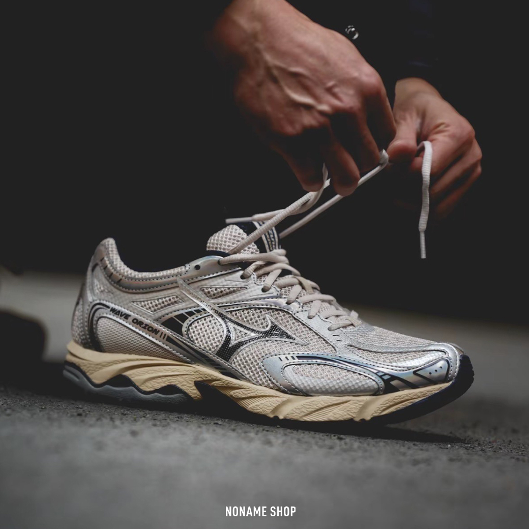 MIZUNO WAVE ORION 美津濃 復古 慢跑鞋 米白灰銀 奶油底 (男/女款)
