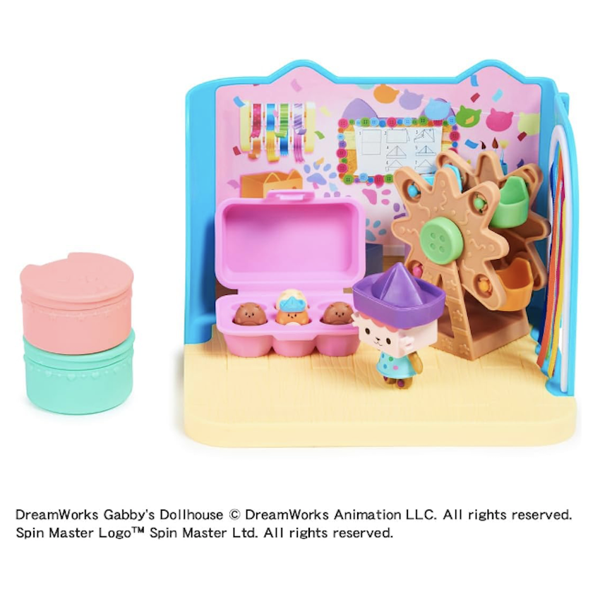 日本版 Gabby's Dollhouse Baby Box Cat Craft-A-Riffic 房間