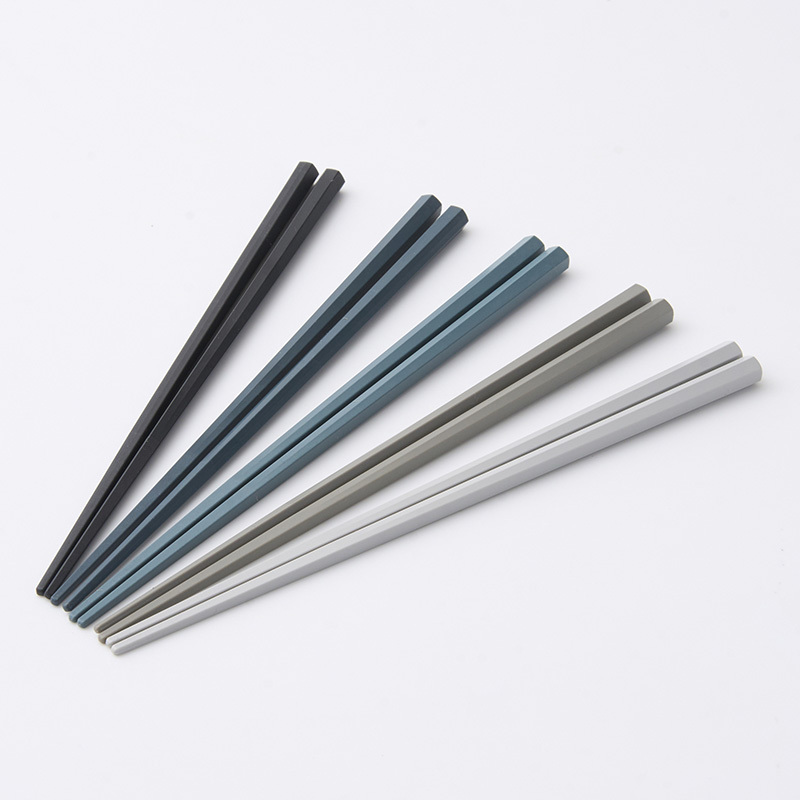 SP 六角筷子/冷色 23cm 5雙入