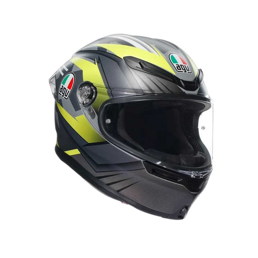AGV K6 S EXCITE 彩繪 消光迷彩/螢光黃 全罩 K6S