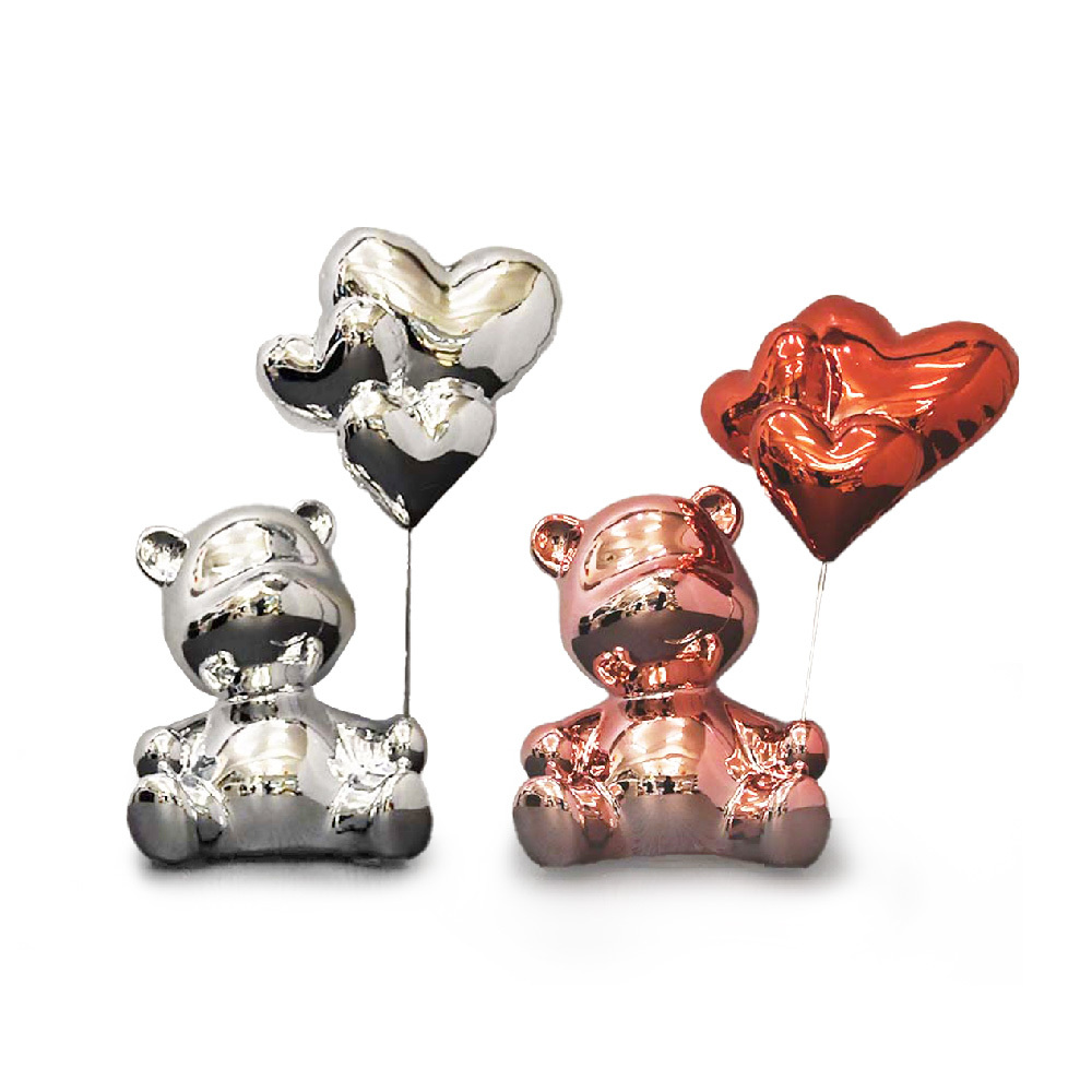 DipDipLife｜愛心氣球暴力小熊(坐姿)｜兩色
