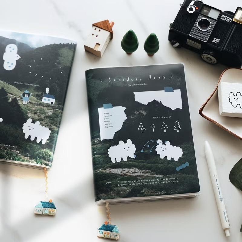 右手超人｜手帳本｜森林