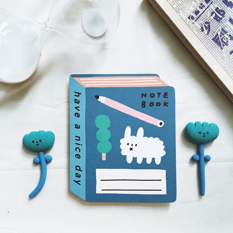 右手超人｜大大厚厚割型卡片｜筆記本