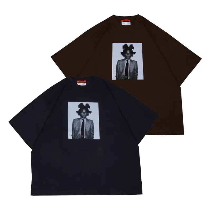 MOBLAB x gary_stuff GENIUS “Basquiat” T-Shirt 2色
