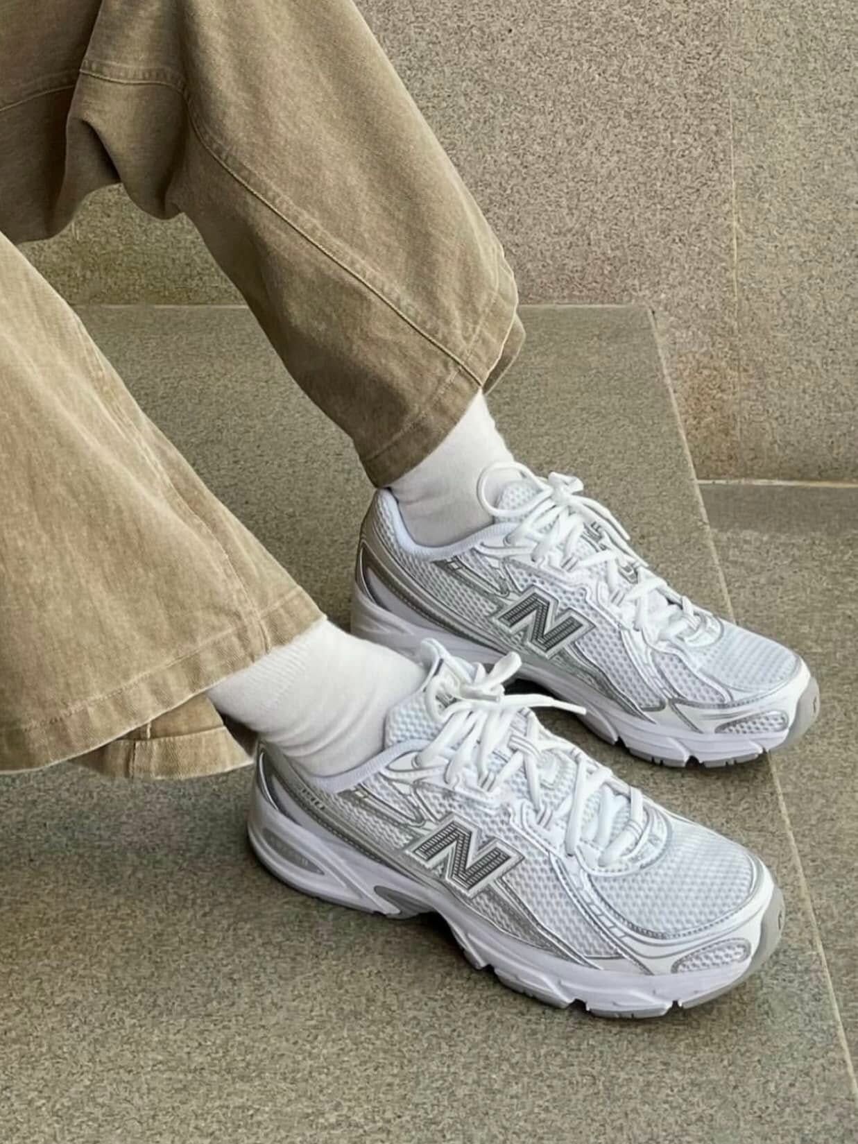 <快速出貨!!> NEW BALANCE 740 雪花白銀 白灰銀 男女 休閒鞋