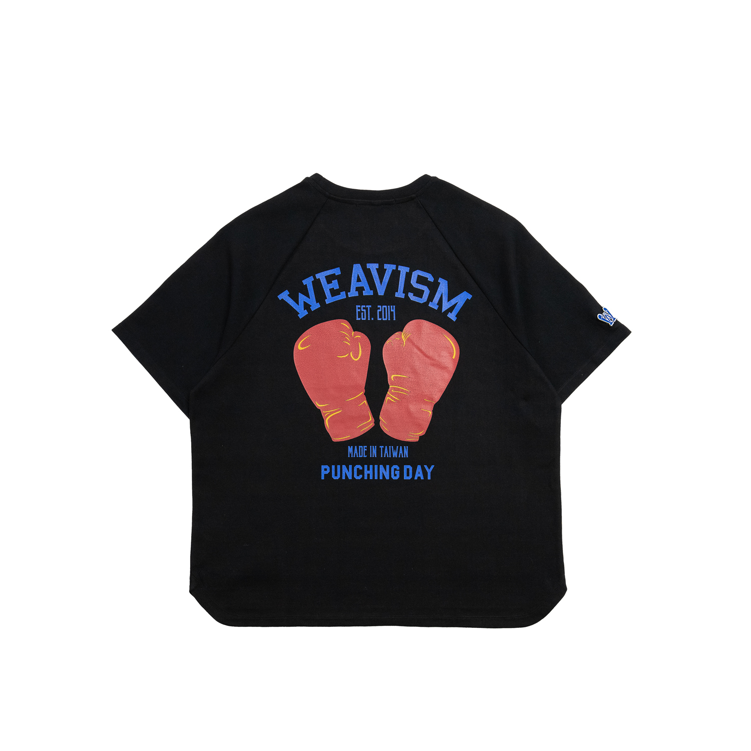 拳擊日重磅棉Tee-黑