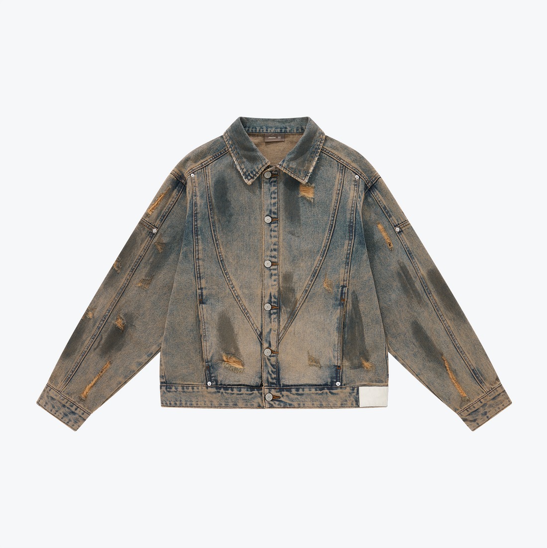 SENSE Cropped Fit Denim Jacket