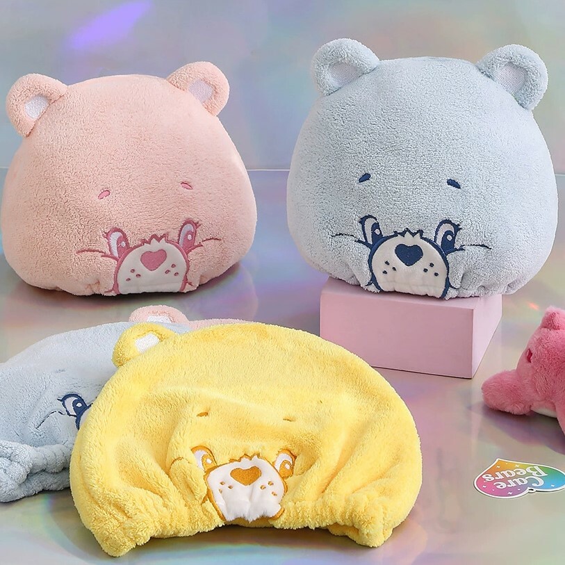 《5576》carebears彩虹小熊兒童乾髮帽