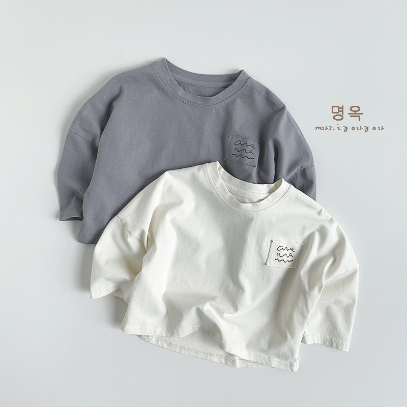 包色款造型貼布TEE  ⁺₊