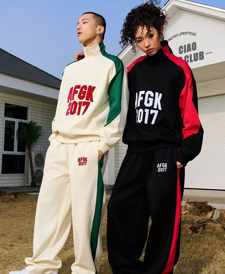 AFGK 立領拼接套裝 褲子/上衣 A FEW GOOD KIDS