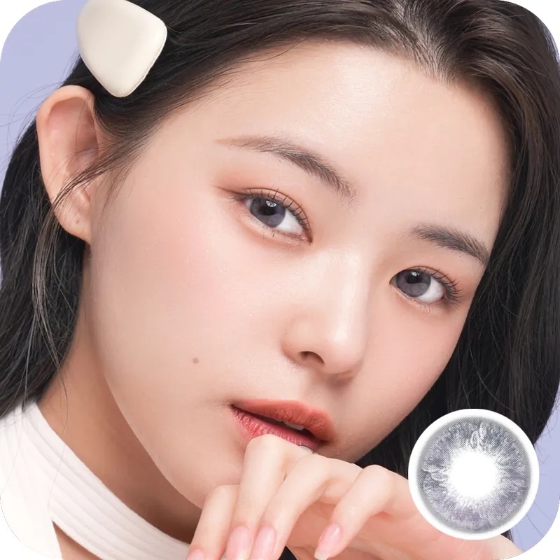 [散光] Lenbling Eye Only 1 Month Flumpops Milk Gray｜月拋散光彩妝隱形眼鏡｜每盒2片
