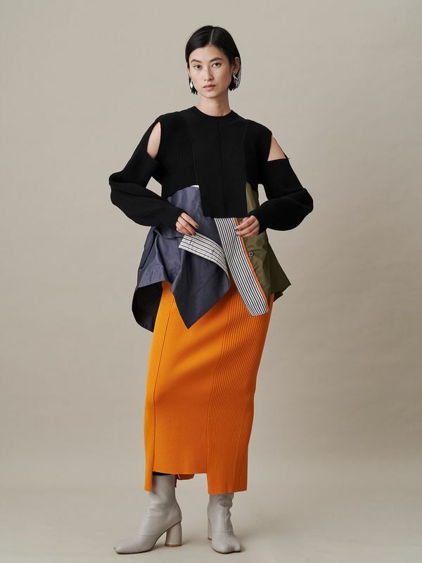 トップス UN3D. W WRAP SHIRT CAMISOLE 2025SS UN3D. - W WRAP SHIRT CAMISOLE (MIX)