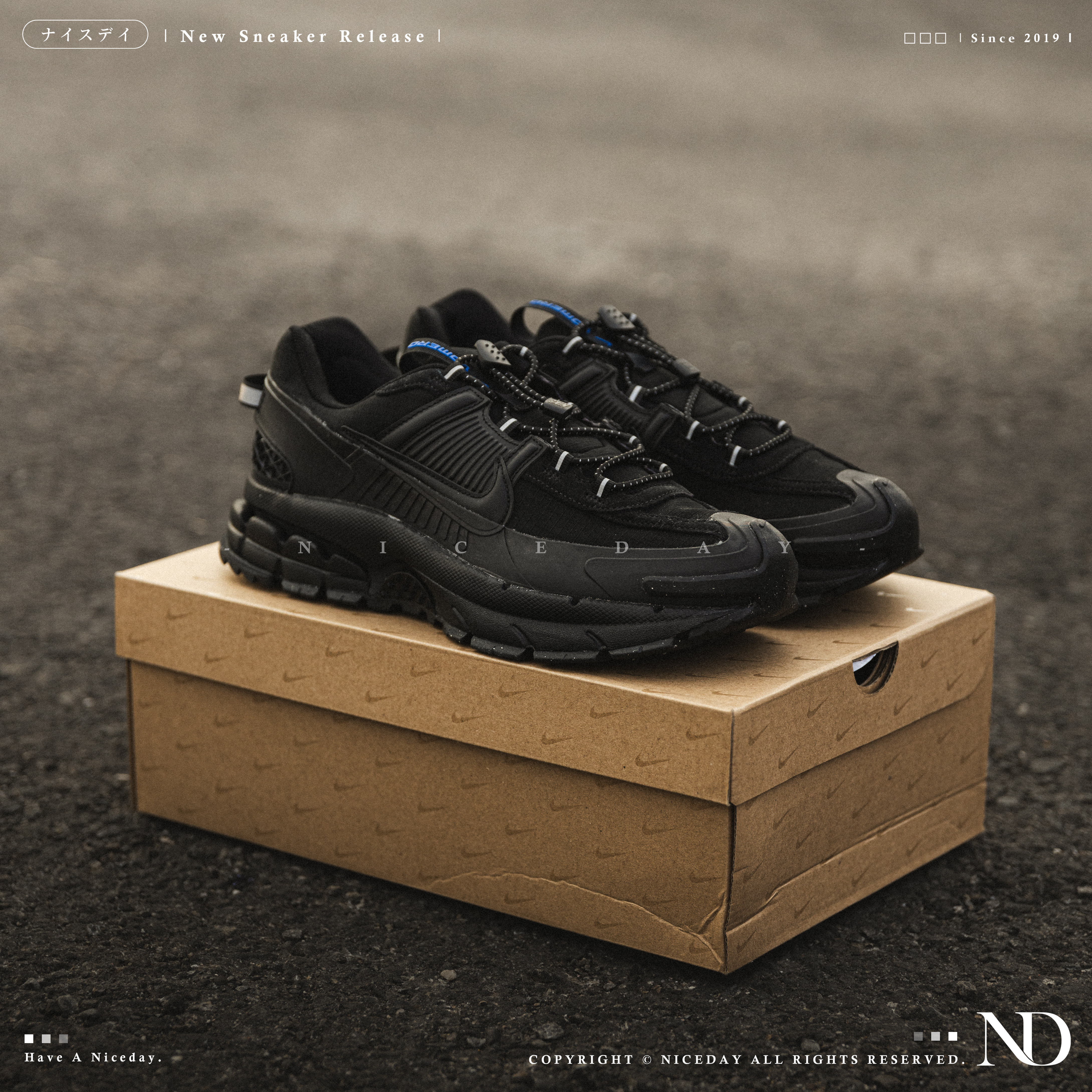 NICEDAY 現貨 Nike Zoom Vomero Roam 黑武士 厚底 男款 FV2295-002